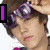 A four- shows a person with brown hair holding purple sunglasses, with text overlays changing