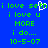 Green pixelated text on blue background with white cursor-like shape over 'set' in first line, repeated across two identical