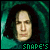 A four- shows a pixelated face with long dark hair against a teal background, with text reading "SNAPE'S OFFICE FAN" below each