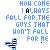 A 3x2 contact sheet of six animated frames showing a pixelated text-based icon with blue and black lettering, featuring repeated lyrics and alternating cursor icons on a white background.