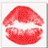 A pixelated red lips icon with visible text "MuAH!" in matching red font, displayed as a static contact sheet frame on white background.