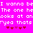 Pixelated text on bright pink background with red heart symbols below, displaying repeated phrases and partial words.