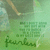 Pixelated green-toned image with abstract shapes and faint text elements, featuring a diagonal brown line across the top left.