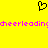 Yellow background with black pixelated heart symbol above pink text reading 'cheerleading' repeated twice.