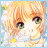 A 48x48 pixel buddy icon featuring a close-up of an anime-style character with blonde hair and green eyes on the left, paired with "Anime IM" text in white pixelated font on black background on the right.
