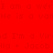 Red background with repeated light gray text 'I am a wer' and 'He is a van' and 'Ia + Jacob' in a pattern, with a solid light gray square in the bottom right corner