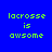 Four of pixelated text on blue background with red bars highlighting different words in each