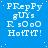 Pixelated blue background with white text reading "PREPPY GURLS E 5000 HOTTT!" in blocky, retro digital style.