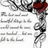 A static icon with a white background, black and gray scrollwork border, red heart at top center, and partially visible text about the best things in life.