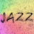 A 48x48 pixel animated contact sheet showing two frames of a "JAZZ" text animation with gradient background and color transitions.