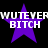 Purple star-shaped icon with white text "WUTEVER BITCH" overlaid, displayed in a on black background