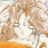 Pixelated static image of a character with light-colored hair and orange-brown tones against a pale background, appearing to be an anime-style buddy icon at low resolution.