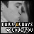 nine identical black-and-white images showing a couple kissing, each with text reading "I WILL ALWAYS LOVE YOU" and a heart symbol below
