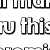 Pixelated black-and-white text on a white background with partial letters visible including 'U', 'th', 'is', and 'A' in a bold, blocky font style.