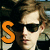 six showing a person with brown hair and sunglasses, with orange text forming 'SEXY' vertically and 'andrew' horizontally