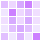 uniformly sized square in varying shades of purple and lavender arranged in a structured pattern