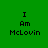 Green background with black text "I Am McLovin" arranged in a , where some and have highlighted green sections
