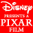 Red background with Disney Pixar text, yellow and black 'i' logo, Mr. Incredible character, and partial yellow figure.