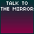 A six- of pixelated text on a gradient background, each displaying sequential phrases about self-talk and confidence