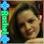 A pixelated portrait of a person with dark hair and light skin, framed by vertical green text reading 'TOO LATE' flanked by blue star-like symbols.