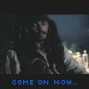 Four- shows a person with long dark hair and mustache in dim lighting, each displaying different blue text below the image