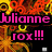 Pixelated text in pink and black over a swirling orange-yellow background with small white squares.
