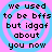 Four identical display pixelated text on a pink background with light blue concentric circles, each showing the phrase "we used to be bfis but idgaf about you now" in black block letters