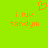 Bright green background with orange pixelated text and a heart symbol above the left text block.