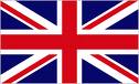 Static image of the Union Jack flag with red, white, and blue colors on a gray background.