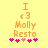 Yellow background with orange text and pink symbols arranged in a vertical layout, showing two states of the same design.