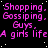 Static image with repeated text phrases in pink font on black background, featuring a gray rectangle at bottom right.