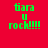 Green pixelated text "tiara u rock!!!!!" on four colored backgrounds in a