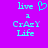 Pixelated cyan text on purple background with heart symbol replacing 'o' in 'Live' on left side, static display.