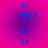 Blue text on a pink-to-purple gradient background displays 'Hi Melisa !! =] [=' in four identical arranged in a