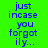 Green background with blue text reading "just incase you forgot ily..." and pink rectangular overlays shifting across the image.