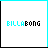 Animated sequence of 'EILLA EONG' text with cyan and black lettering, featuring evolving accent marks above the first 'I' across four