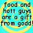 Four identical display text over a cyan background with yellow spiral patterns