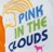 Pixelated icon with stylized text 'PINK IN THE CLOUDS' in blue, green, and dark blue lettering over a light background with orange and yellow accents.