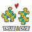 Animated contact sheet of pixel art puzzle piece icons with