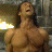 A pixelated image shows a shirtless man with raised arms against a dark background, next to large metallic text reading "VAN HELSING".