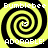 Four identical yellow and black spiral patterns arranged in a with white text reading "Bumblebee is ADORABLE!" on each