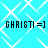 Cyan background with white diamond lattice pattern and four identical black text strings reading "GHAISTI=]" arranged in a
