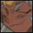 Pixelated anime-style character face with closed eyes and a slight smile, next to black background with white text reading 'Anime IM' and 'com'