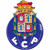 Static pixelated icon of a shield-shaped crest with crown, quartered sections, and blue circular background containing white text.