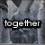 Six display text and imagery: a couple embracing, a heart drawn in sand, a hand gesture, a couple in formal wear, a person with text, and a couple with repeated text