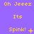 Purple background with yellow text reading 'Oh Jeeez Its Spink!' and symbols changing across frames.
