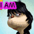 Pixelated cartoon character with black hair and glasses appears in four quadrants, each showing different poses or text overlays.