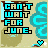 Pixelated graphic with text "CAN'T WAIT FOR JUNE." and a heart symbol, showing two animation states.