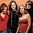 A 48x48 pixel animated contact sheet featuring four women in a group pose with text and branding elements, arranged in a 2x2 grid layout on a gray background.