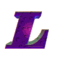 nine stylized letter L icons with varying color schemes and textures, displayed on a light gray background
